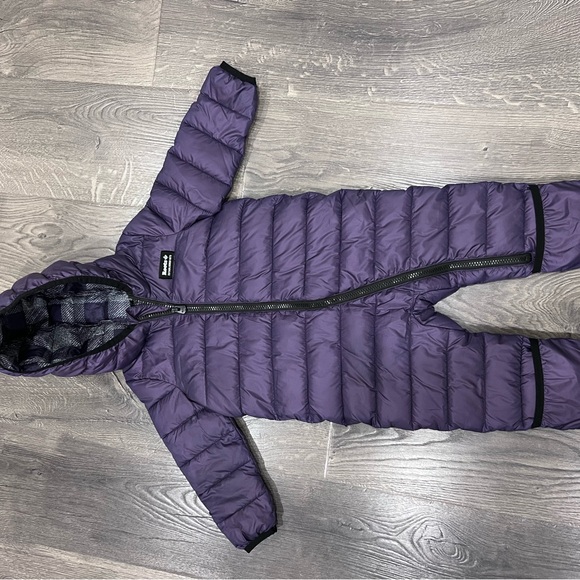 Roots Purple Puffer Snowsuit 12-18 Months - Picture 2 of 7